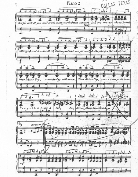 piano sheet music