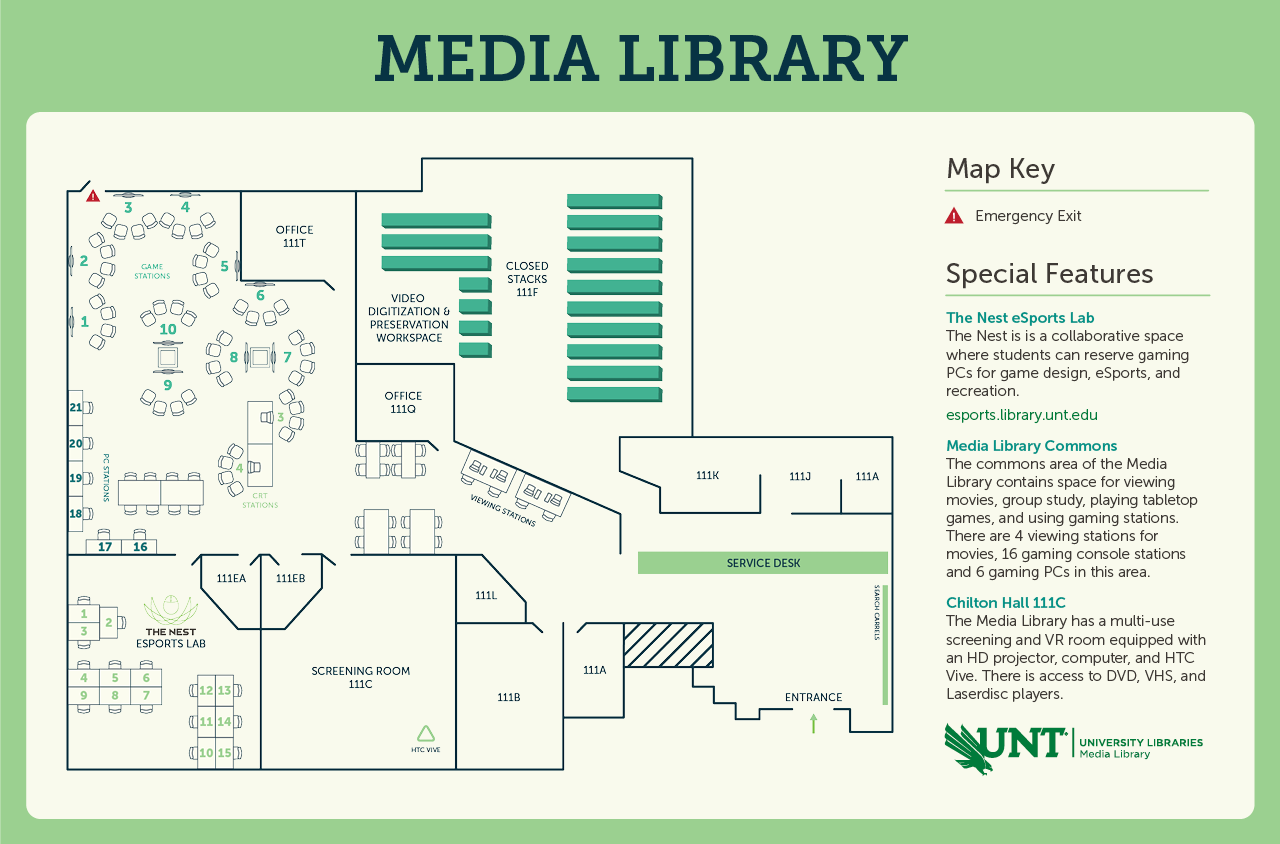 Free Library Media Center Layout Tool