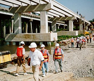 Bridge construction photo