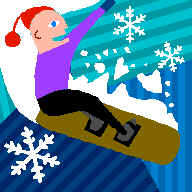 Snowboarding...